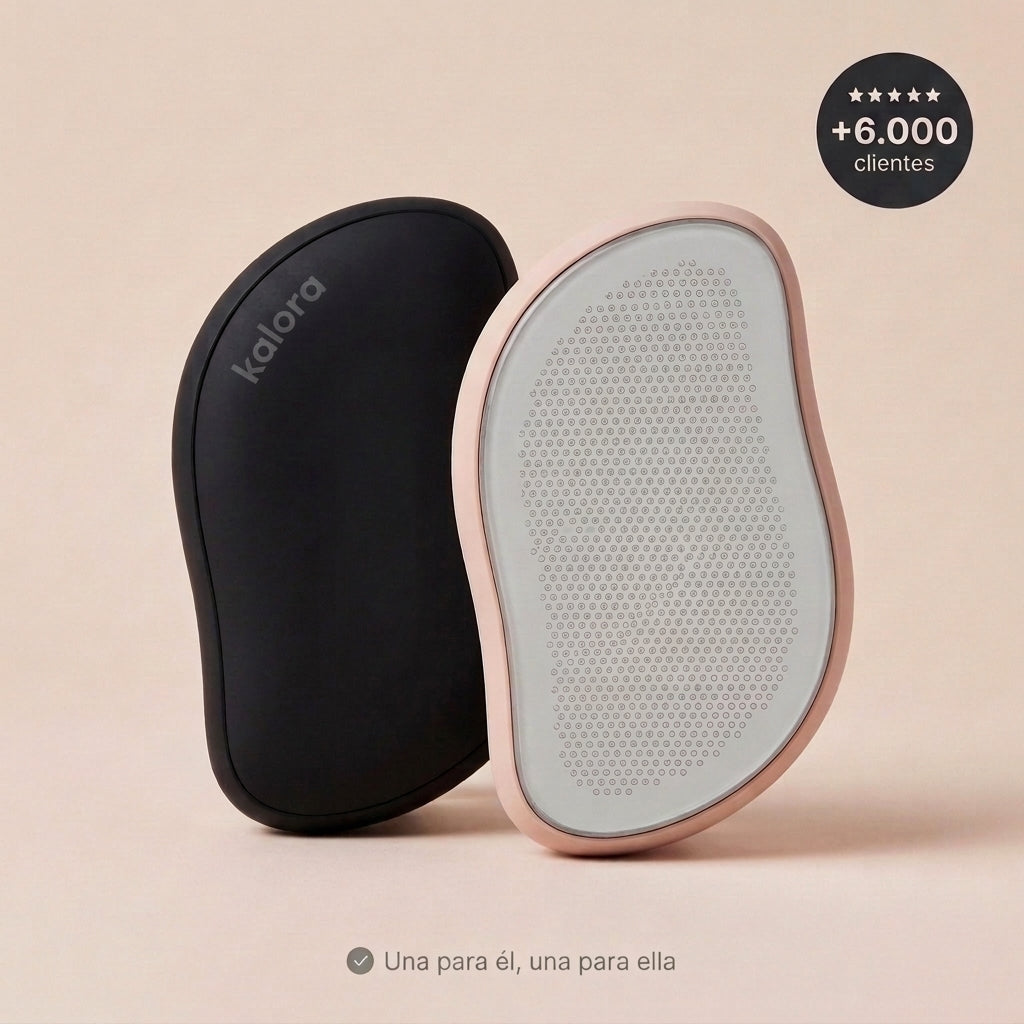 Kit pareja depiladoras kalora negra y rosa